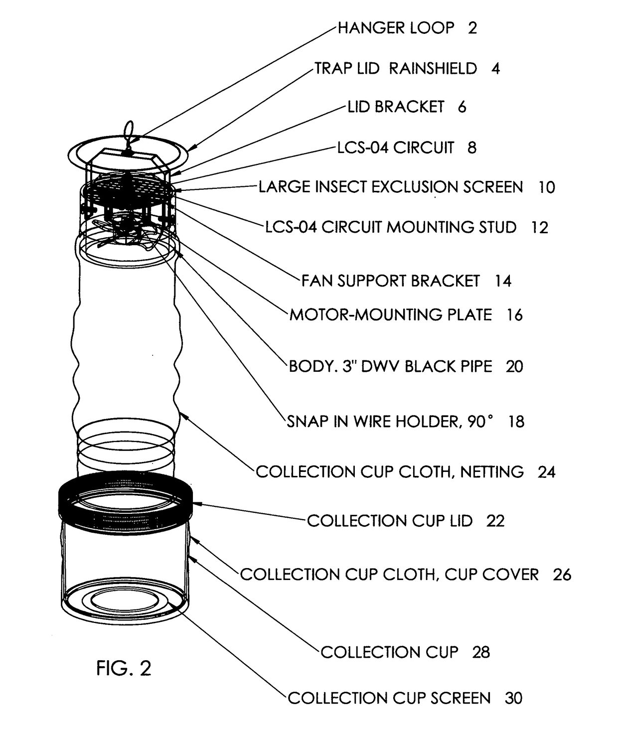 Packaged stealthy mosquito trap