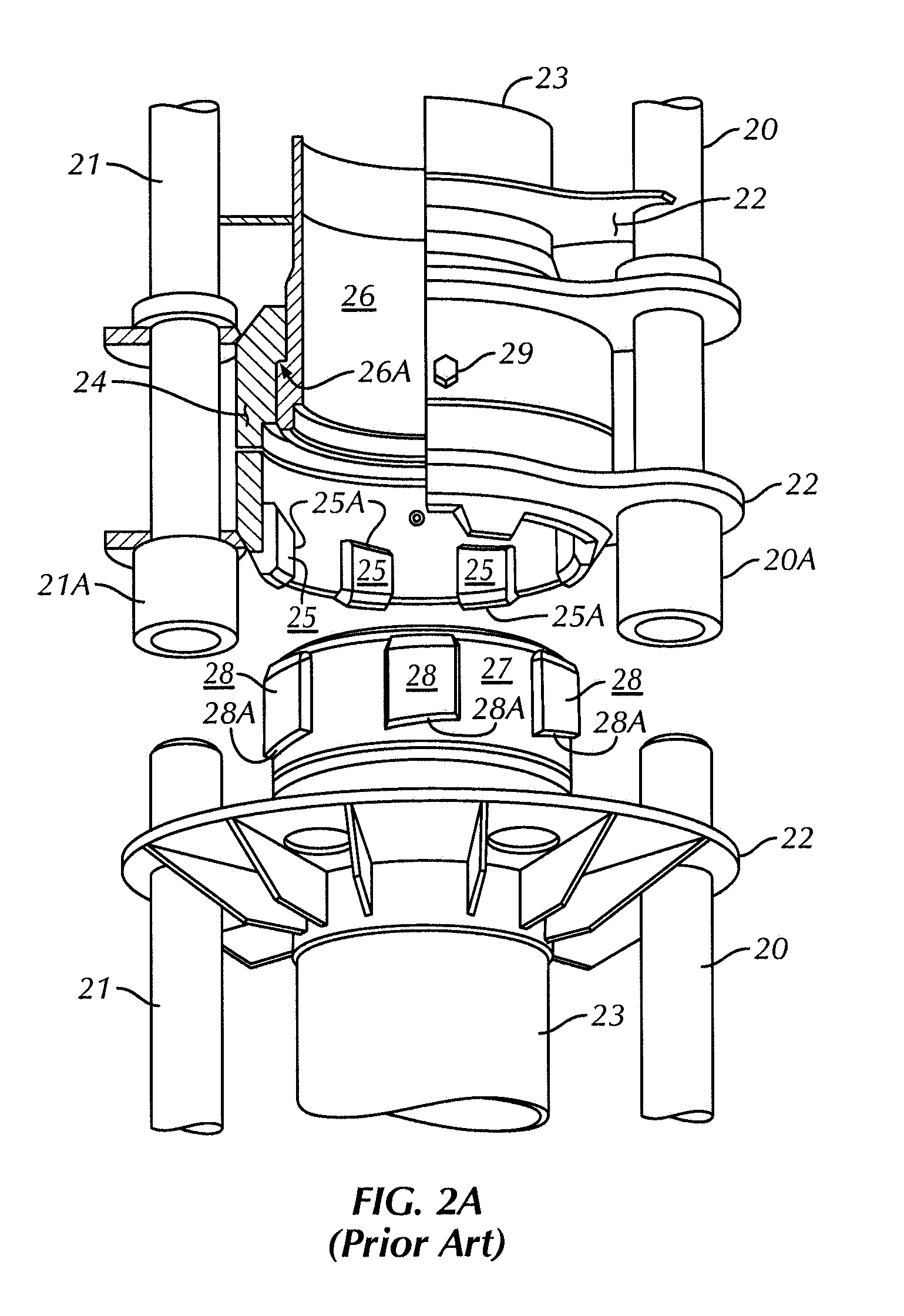 Marine drilling riser connector with removable shear elements