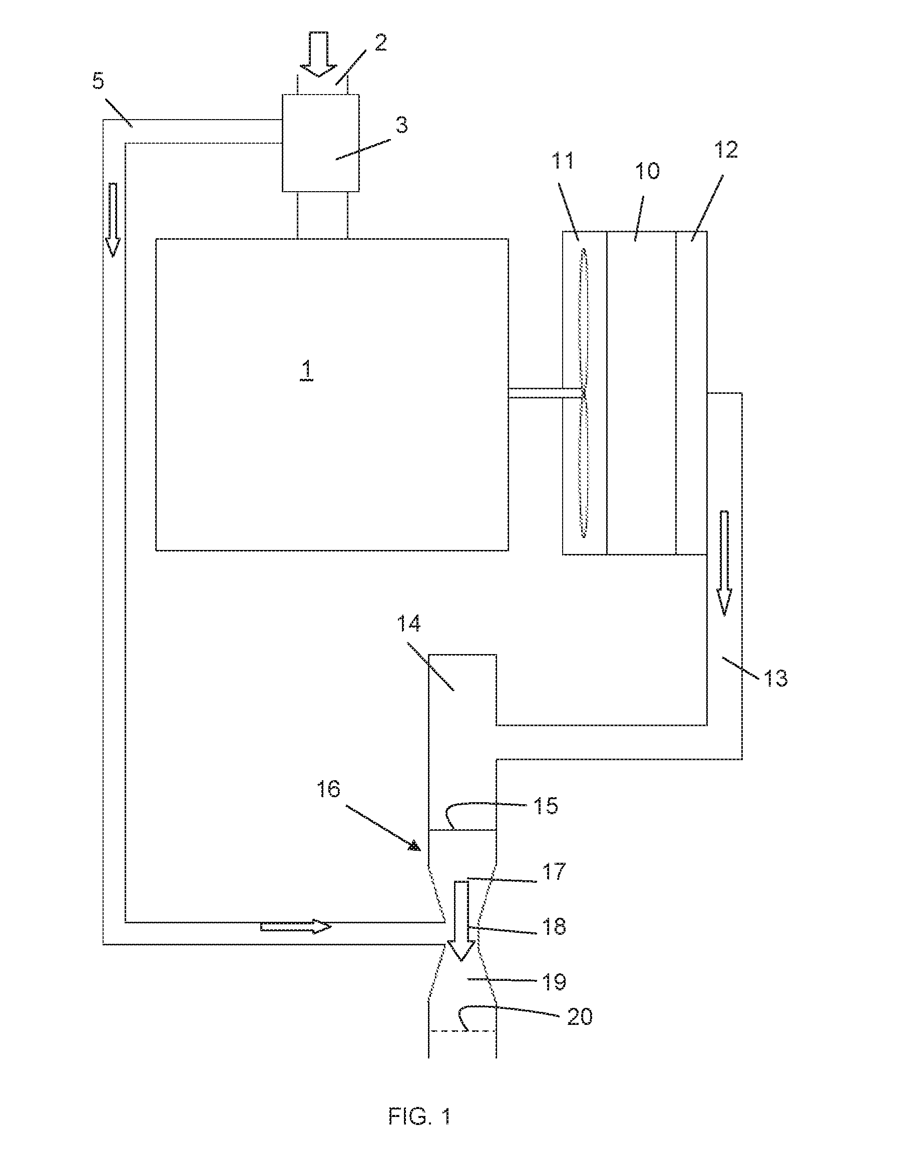 Engine Air Pre Cleaner Evacuation System for Work Machine