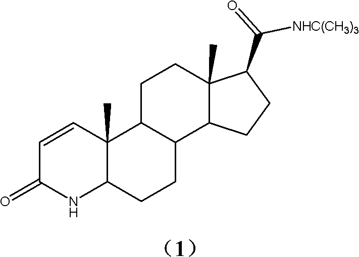 Synthetic method of 3-carbonyl-4-aza-5 alpha-androstane-17 beta-carboxylic acid methyl ester