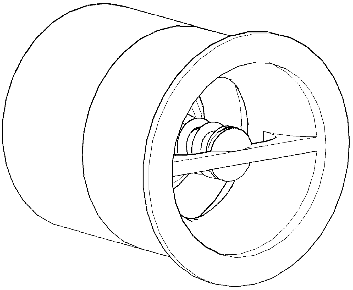 A two-way flow control valve