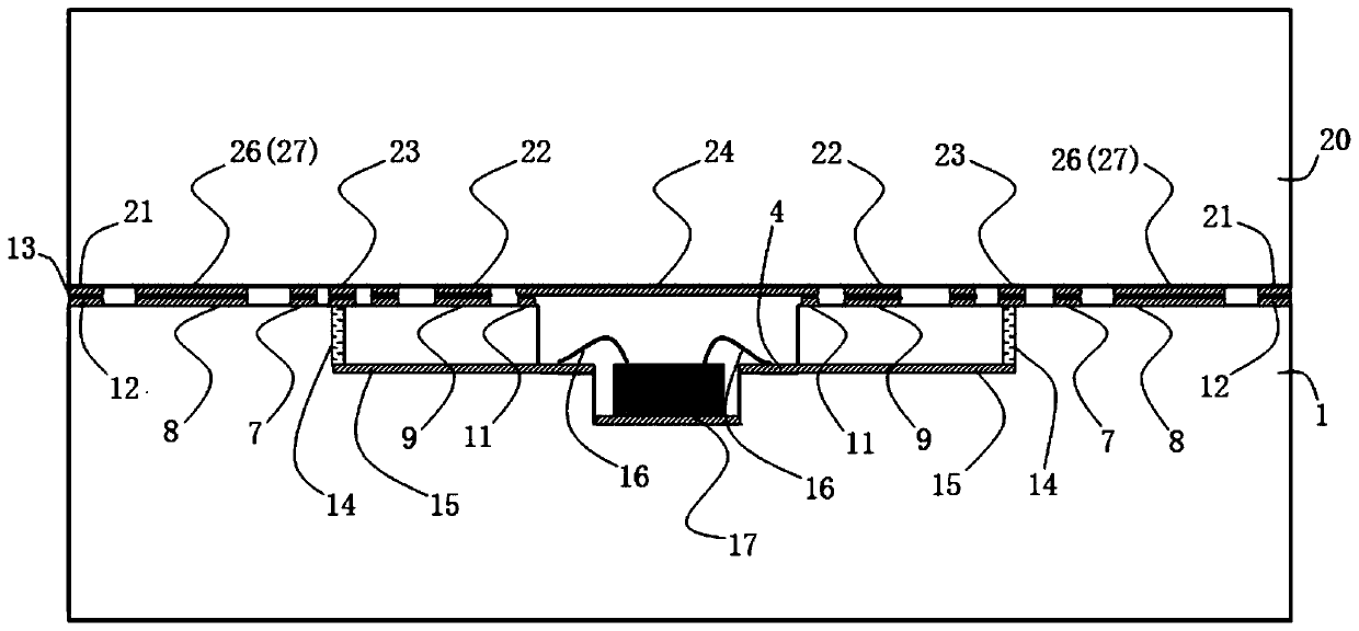 Three-dimensional stacked structure of ltcc substrate and its hermetic packaging method