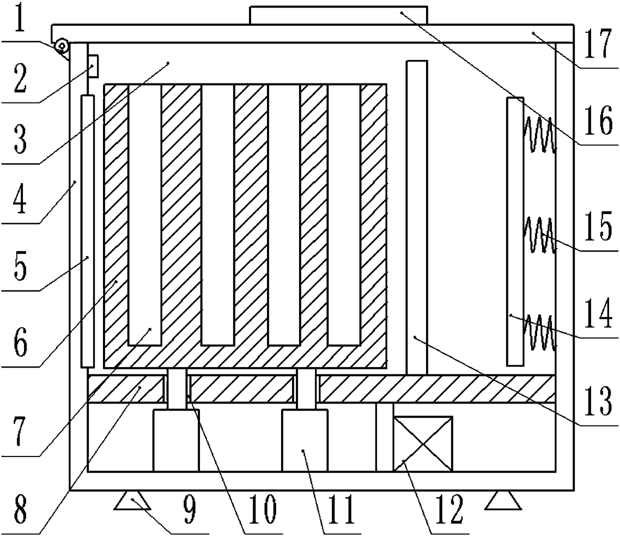 Test tube box for biotechnological cells