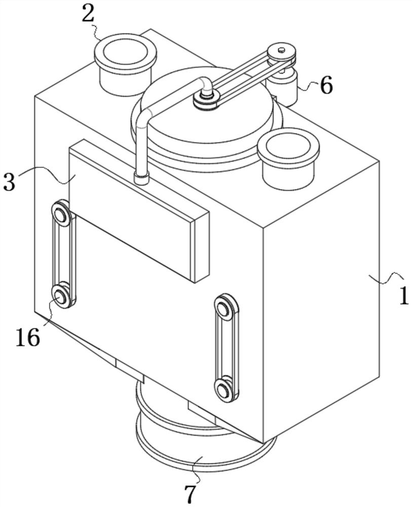 Seed material drying device with circulating mechanism