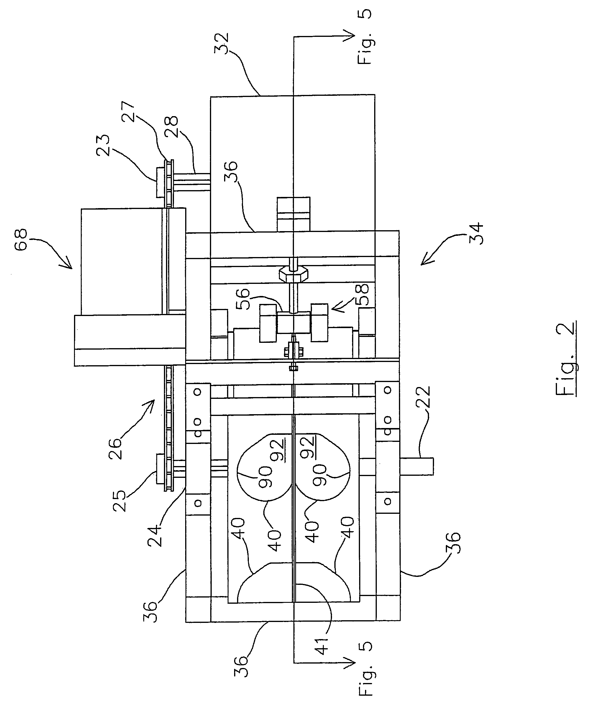 Poultry breast portion sizing apparatus