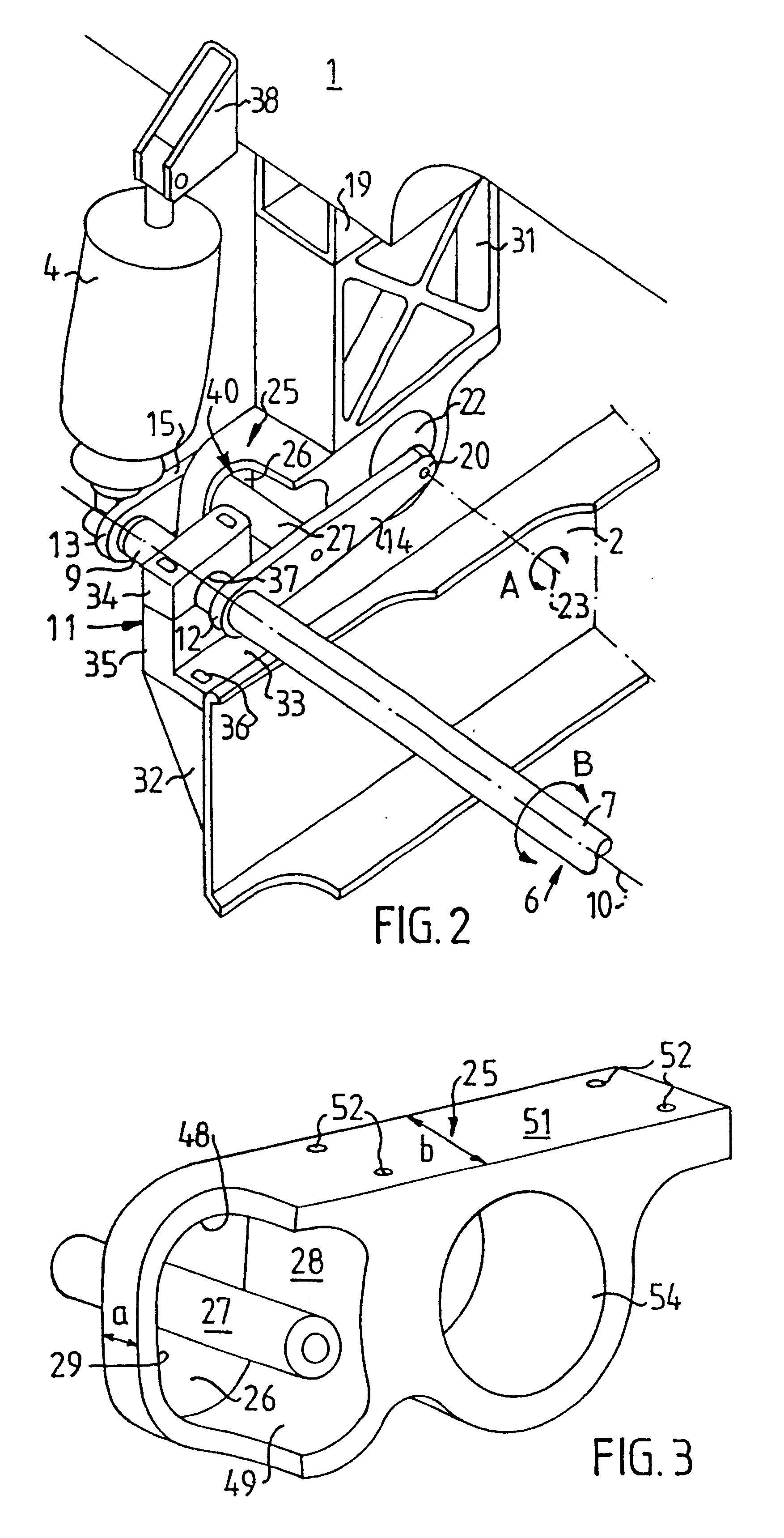 Arrangement for cabs for vehicles