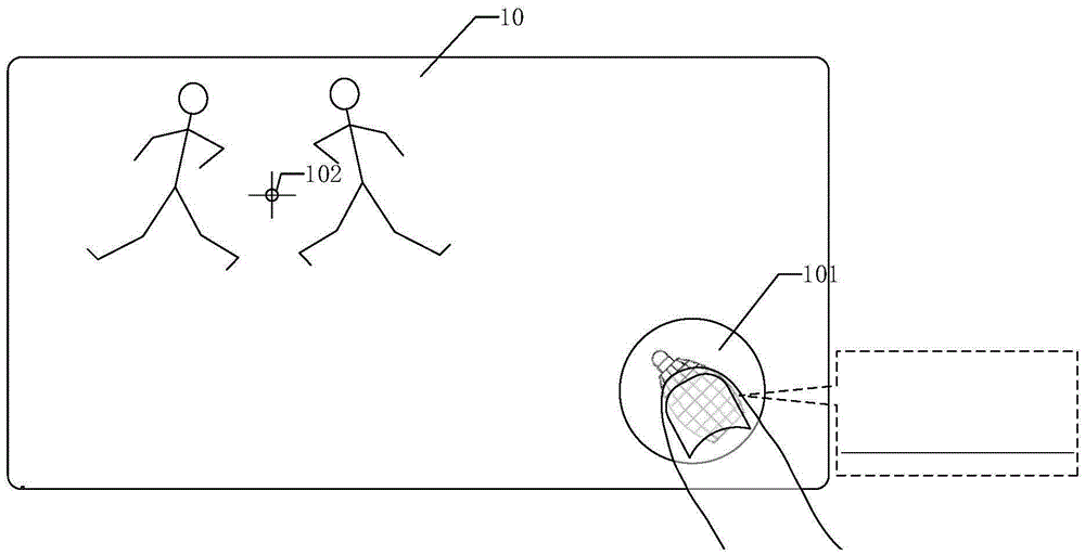 Virtual object throwing control method and device