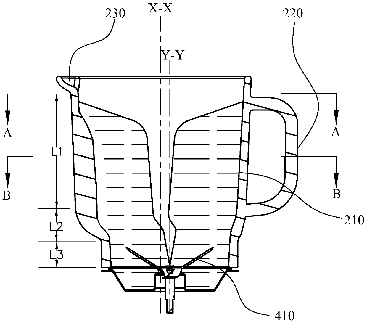 Food processor with good denoising effect