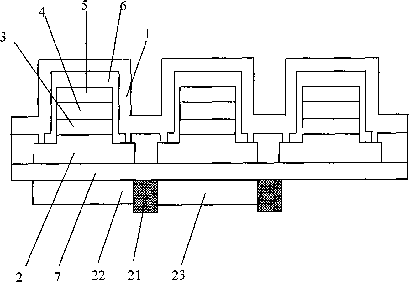 Inorganic light-emitting diode display device