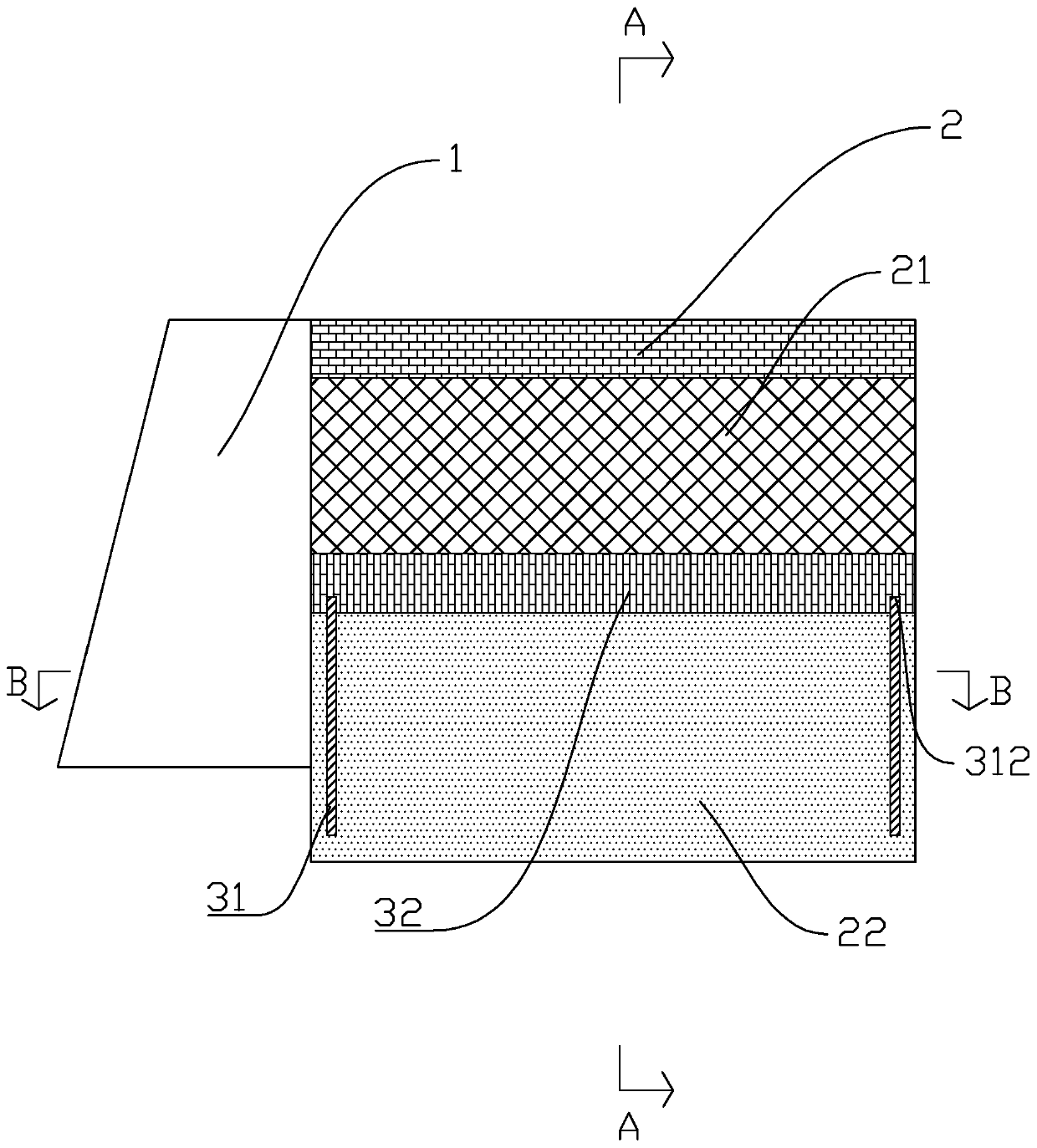 Road structure for preventing highway bump at bridge-head in soft soil area and method of road structure