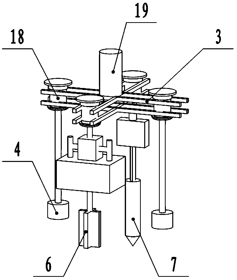 Test device for rapidly testing soil strength and permeability coefficient by simulating freeze-thaw cycle