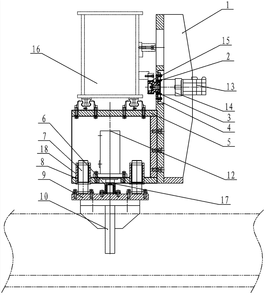 Compaction positioning mechanism for bridge U rib assembly machine