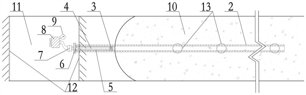 A kind of gas extraction method of plugging and concentration