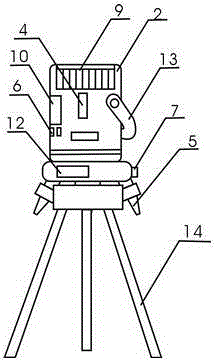 Novel laser level meter