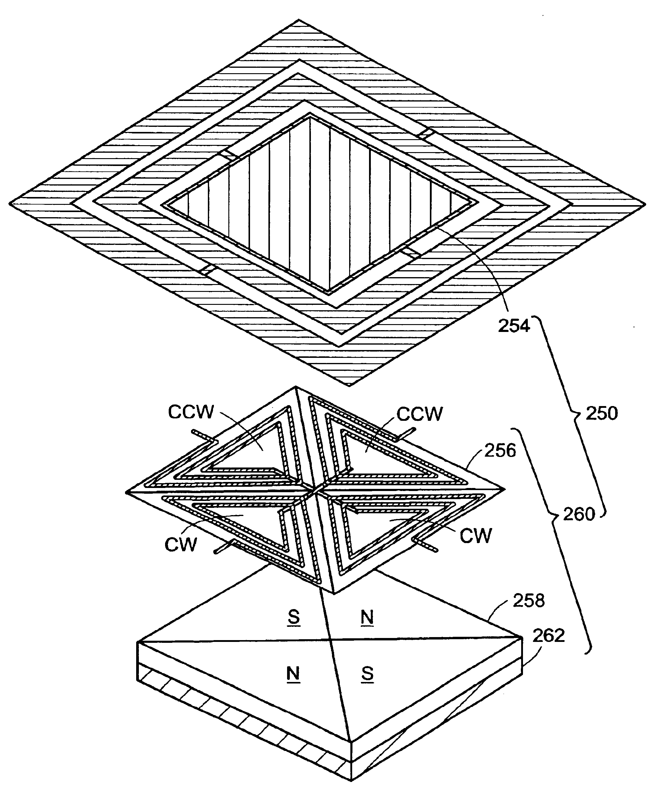 Magnetically actuated microelectromechanical devices and method of manufacture