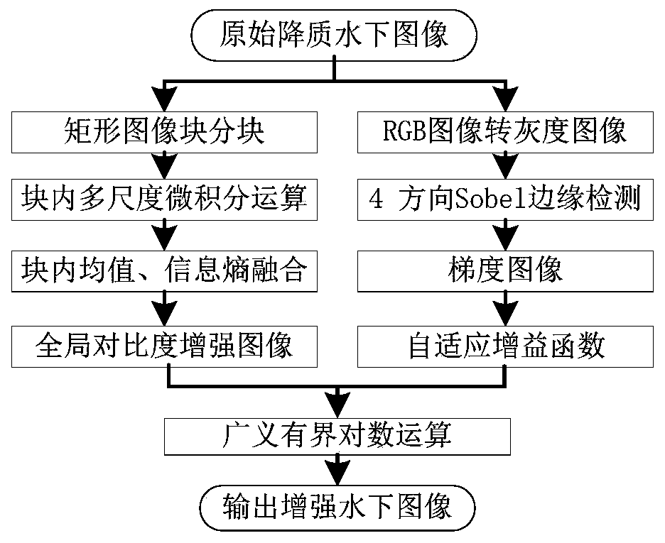 Adaptive gain image enhancement method based on fractional order multi-scale entropy fusion