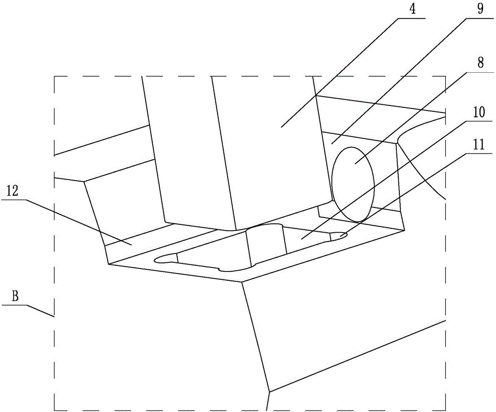 Disc milling cutter adopting flatly staggered teeth and variable cutting width and applied to slotting rough machining of blisk channel