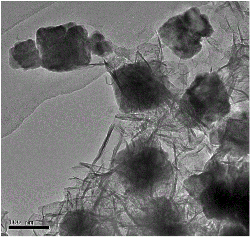 Method for preparing Ni/Fe bi-metal face-centered cubic crystal nano particles