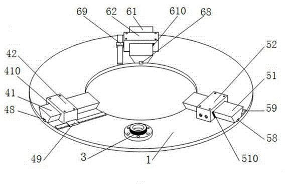 Three degree-of-freedom parallel connection mechanism with adjustable working space and adjusting method thereof