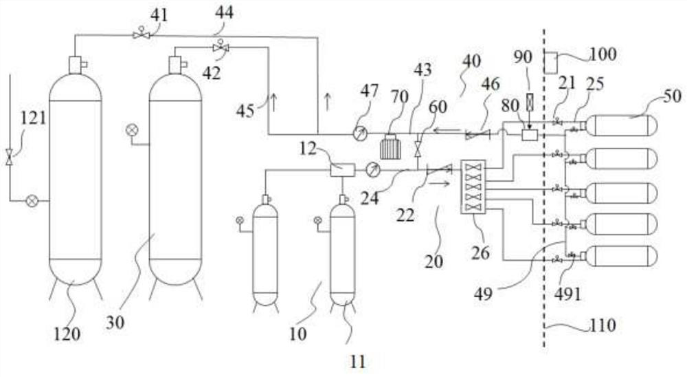 Hydrogen replacement system