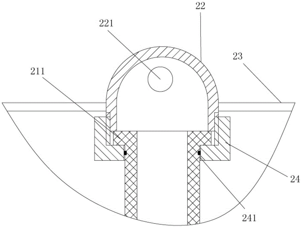 Rotary dyeing device for loose fiber dyeing machine