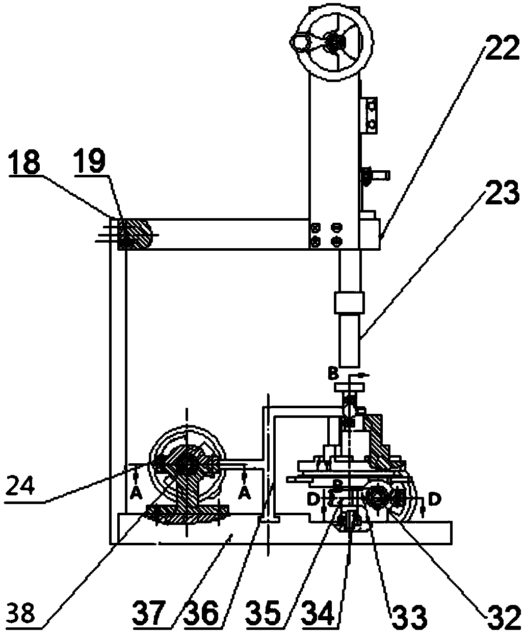 Mounting auxiliary device for laser reflecting lens and base