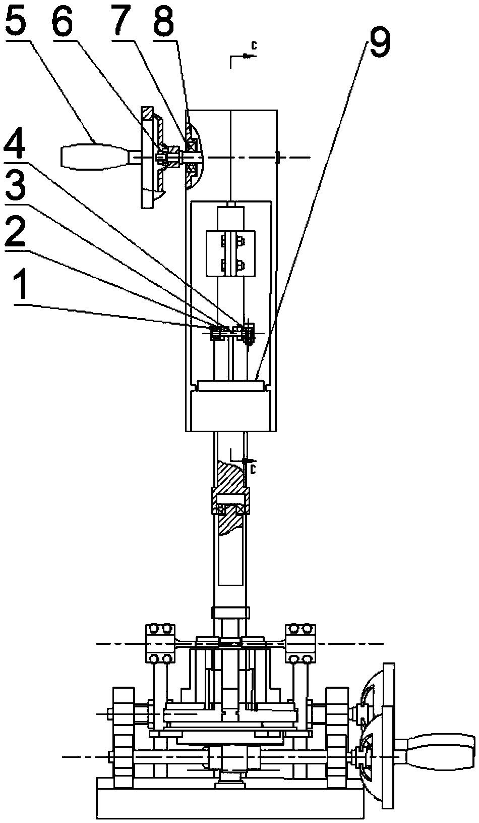 Mounting auxiliary device for laser reflecting lens and base