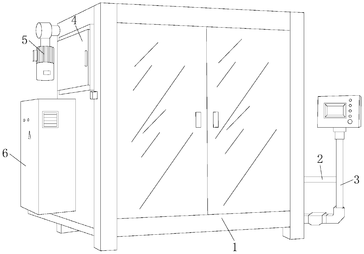 A packing device for battery packing line