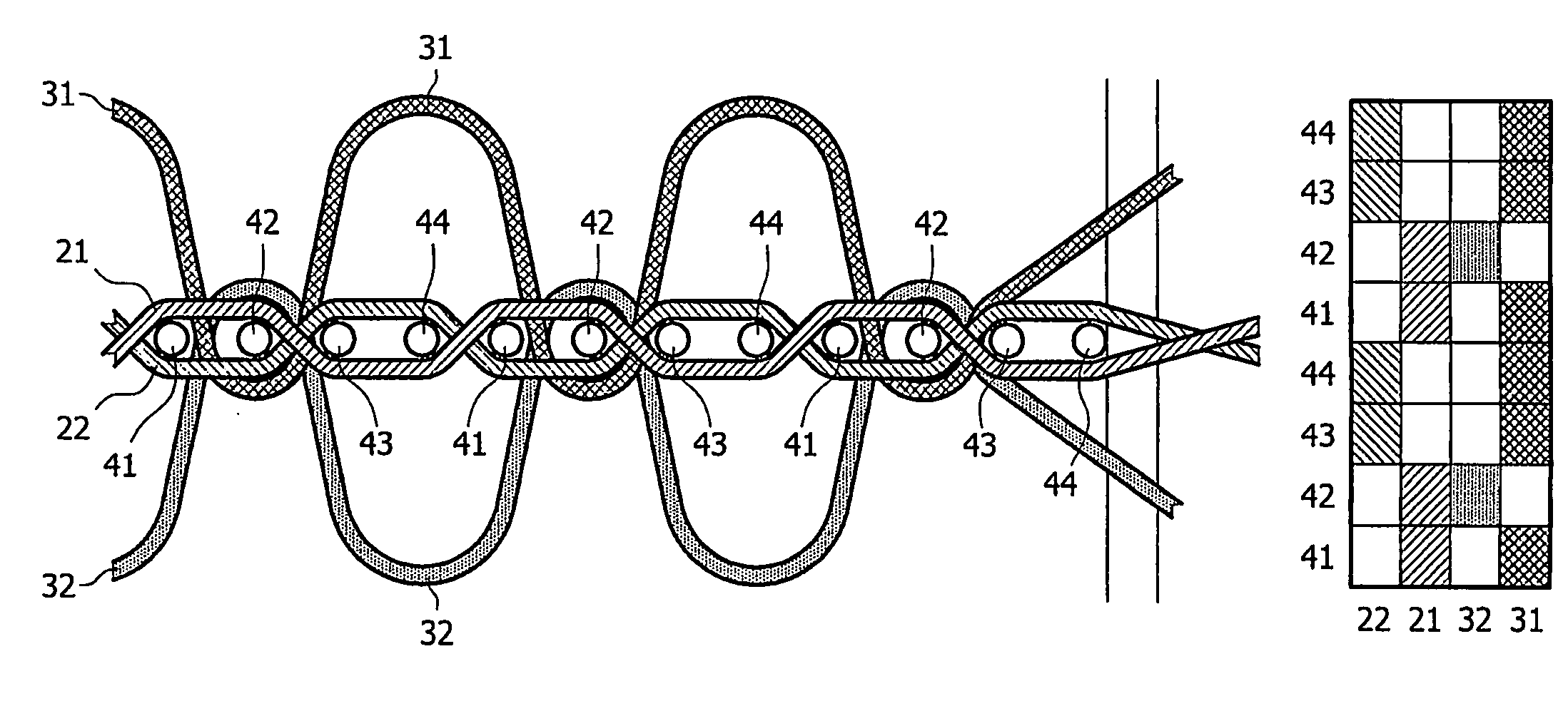 Looped Fabric Comprising Bamboo Loops and Terry Made Therefrom