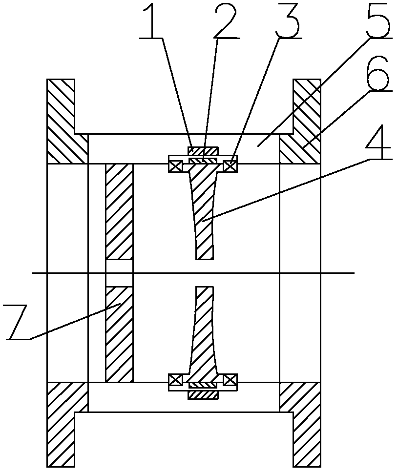 Integrated shaft-free motor axial flow pump