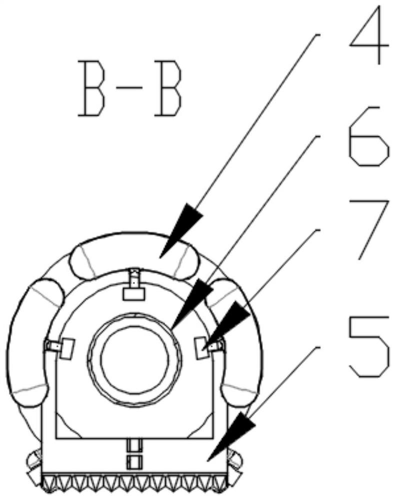 Pneumatic bionic snakelike flexible robot