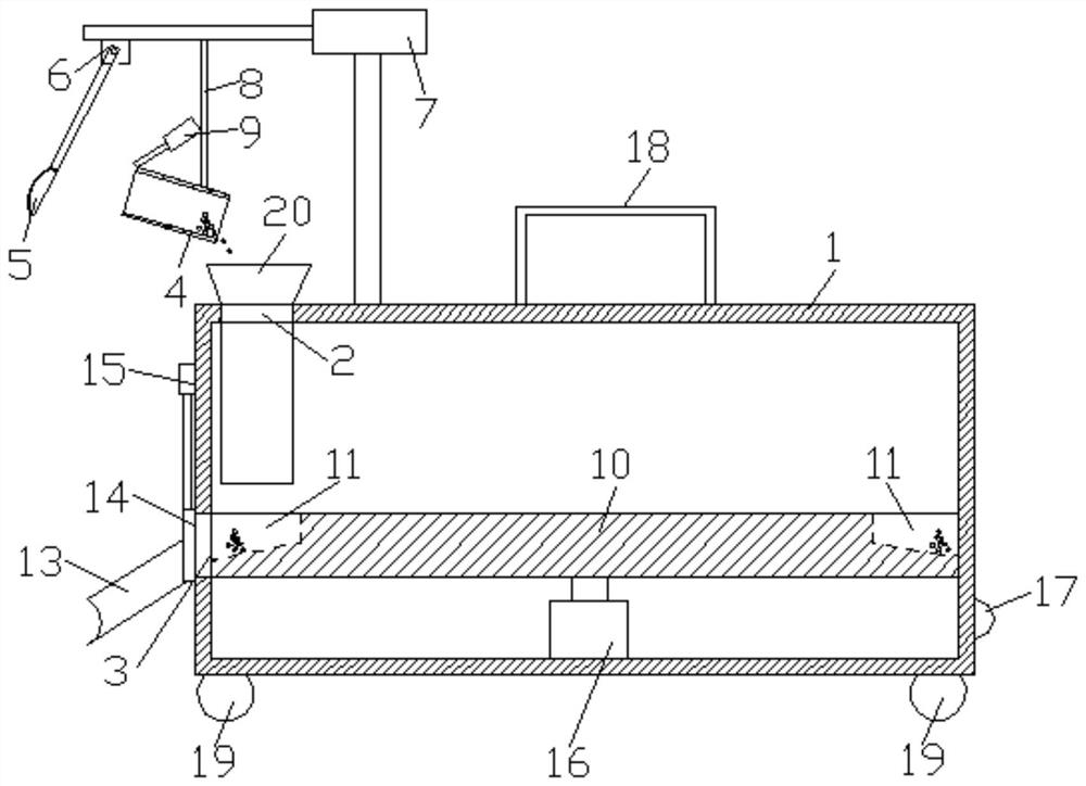 Rapid sampling device for food detection