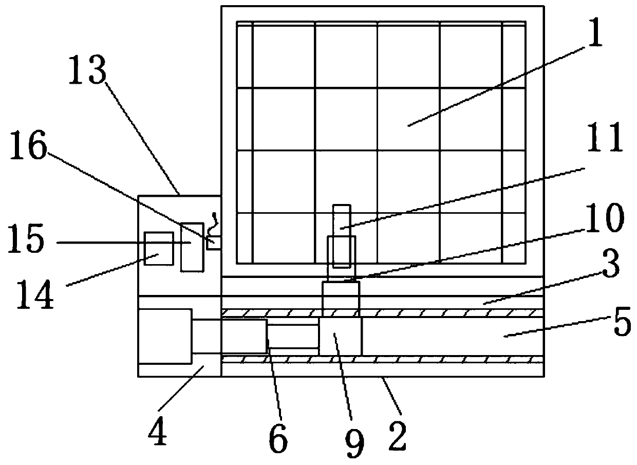 Automatic cleaning device for solar panel