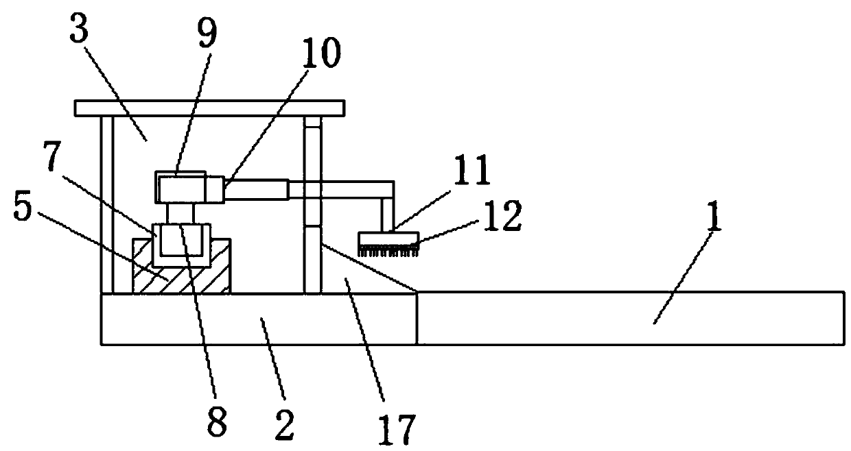 Automatic cleaning device for solar panel