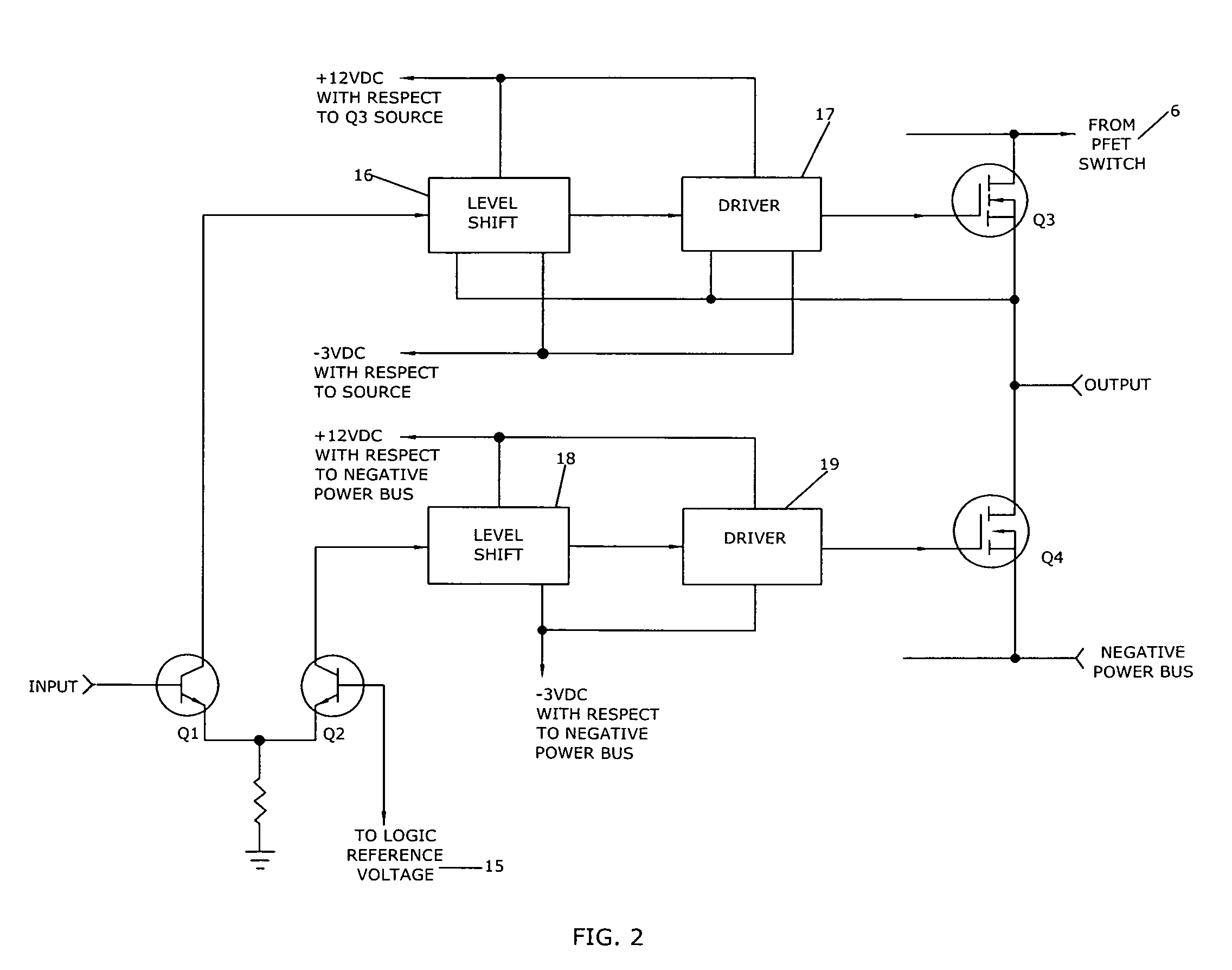 Radiation hardened motor drive stage