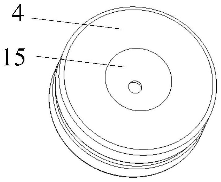 A rotary separation spring actuating device