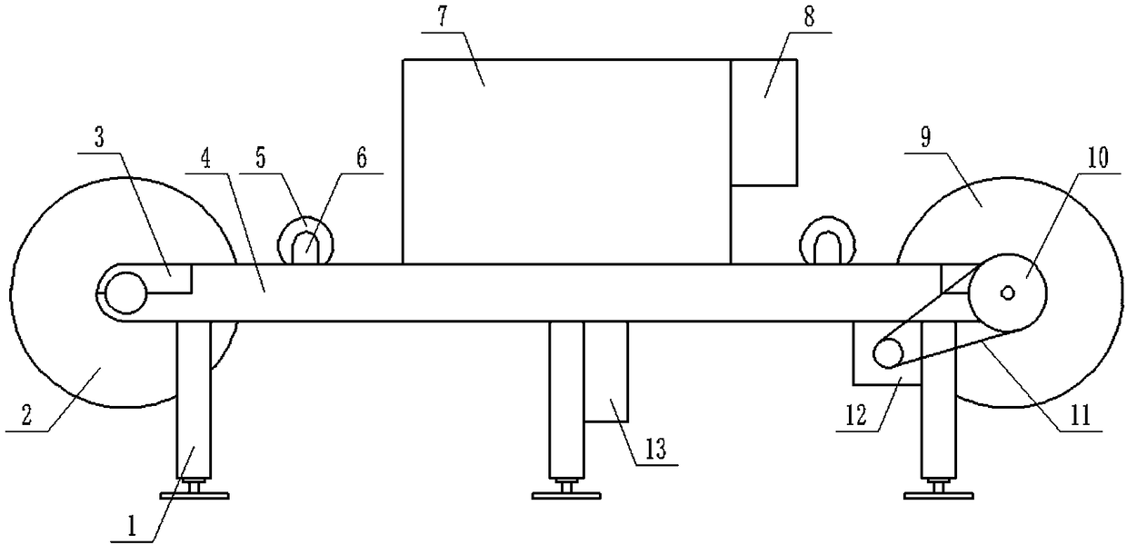 Textile cloth ironing and pressing device