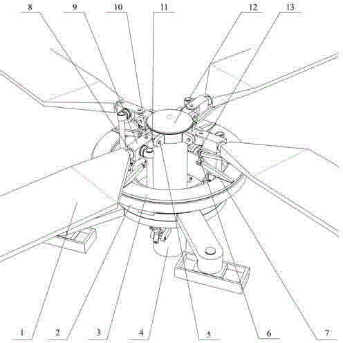 A helicopter rotor system capable of active shimmy