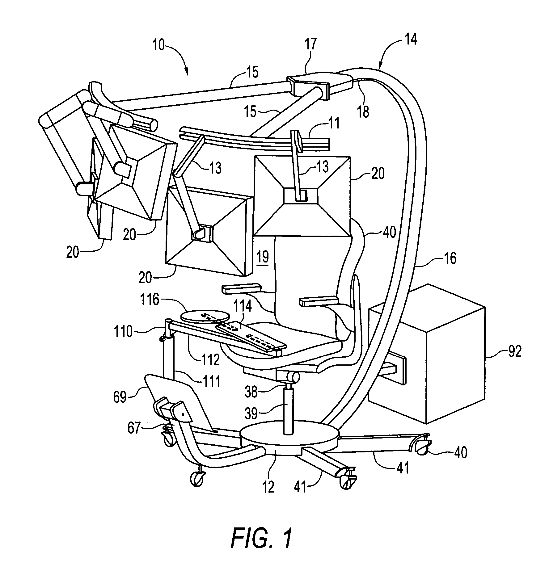 Peripheral support apparatus and method