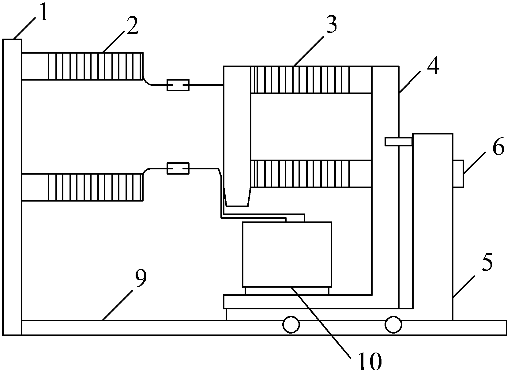 Electrified railway switching equipment