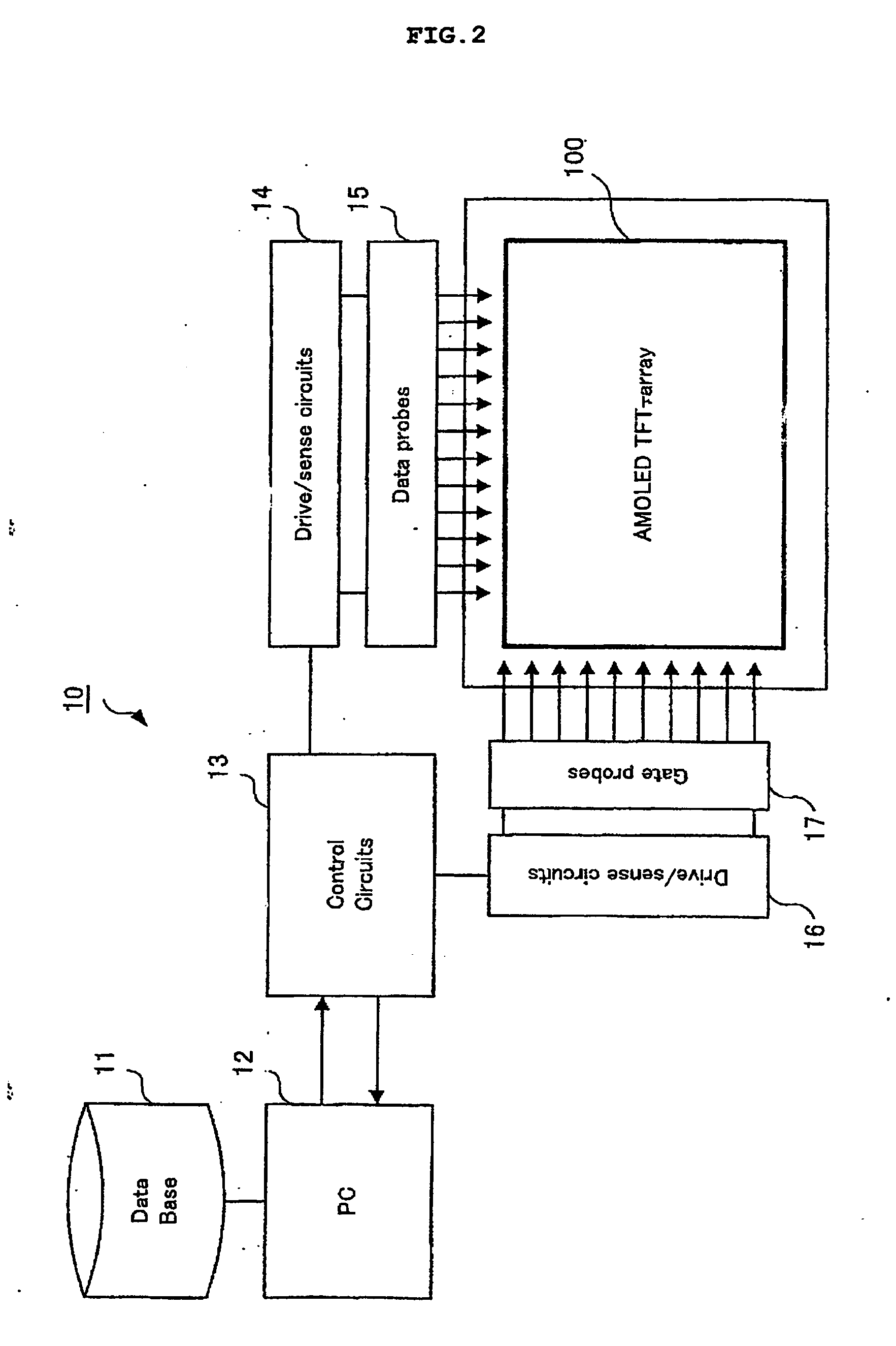 Inspection device and inspection method for active matrix panel, and manufacturing method for active matrix organic light emitting diode panel