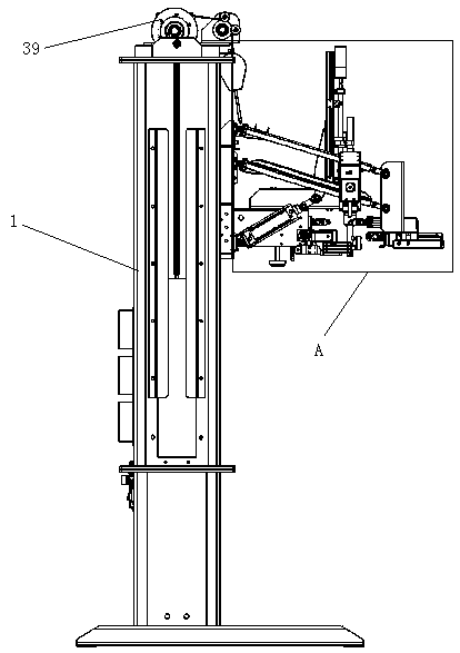 A vacuum heat sealing device for plastic bags