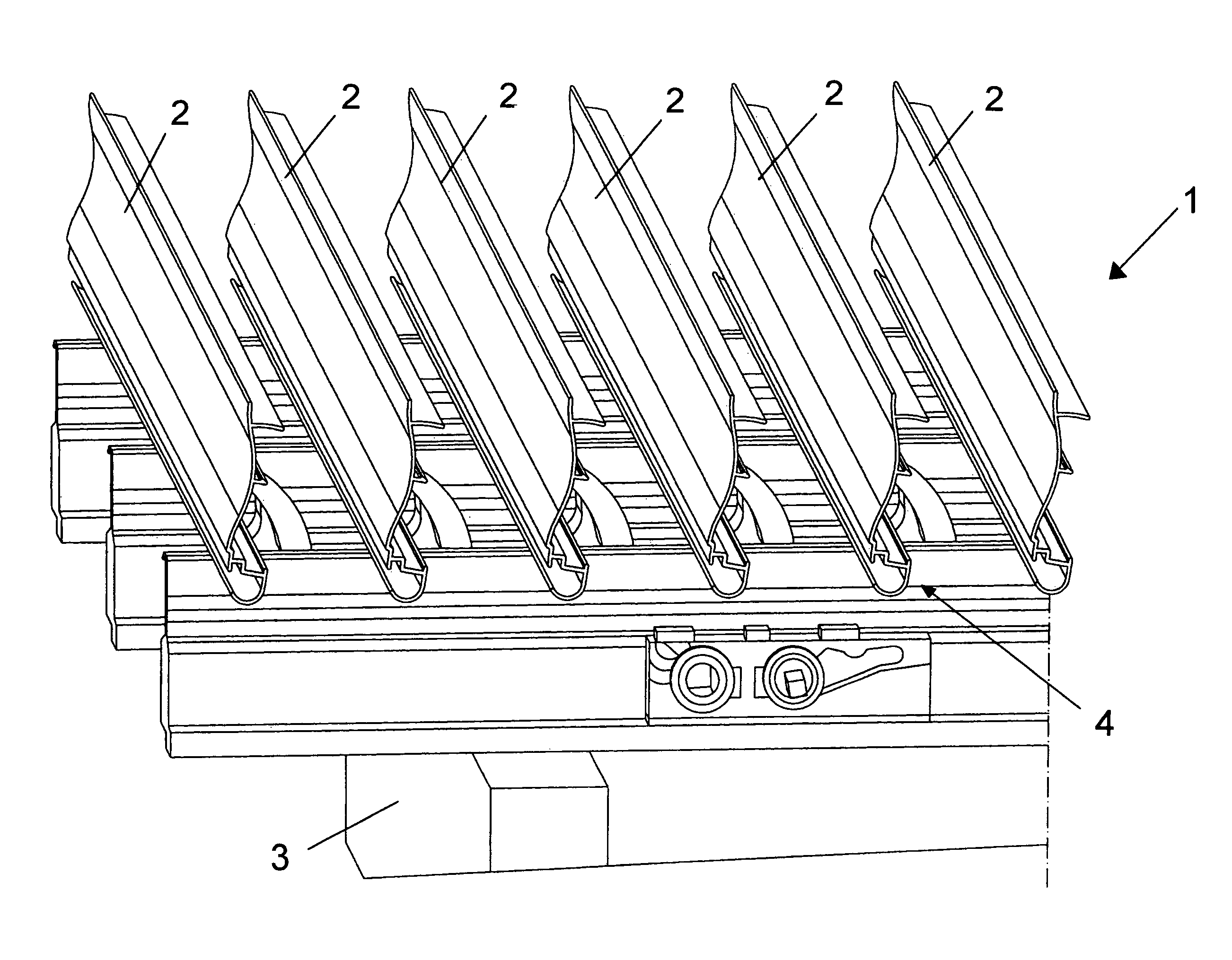 Openable covering construction for pergolas, verandas and the like