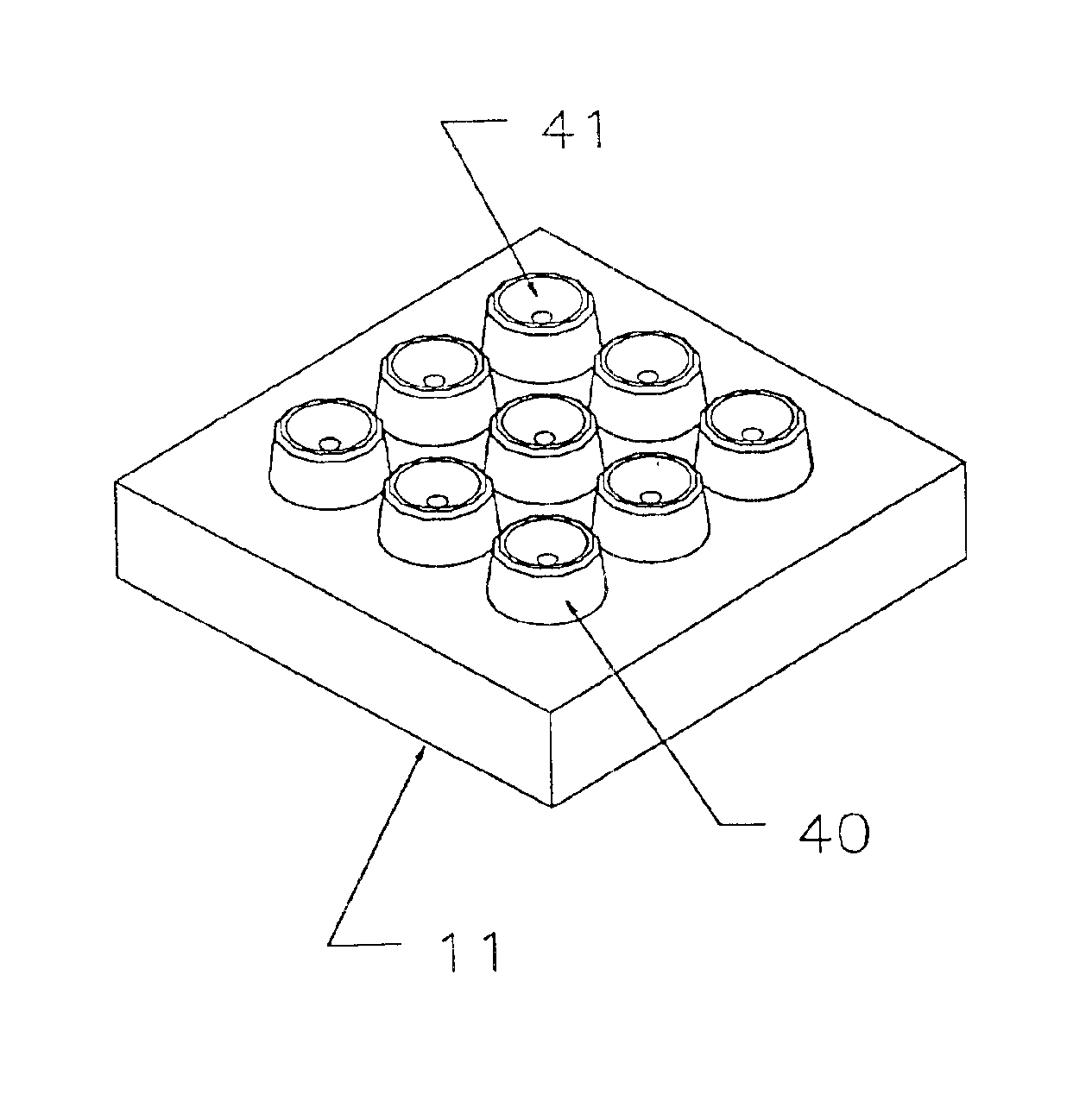 Plated probe structure