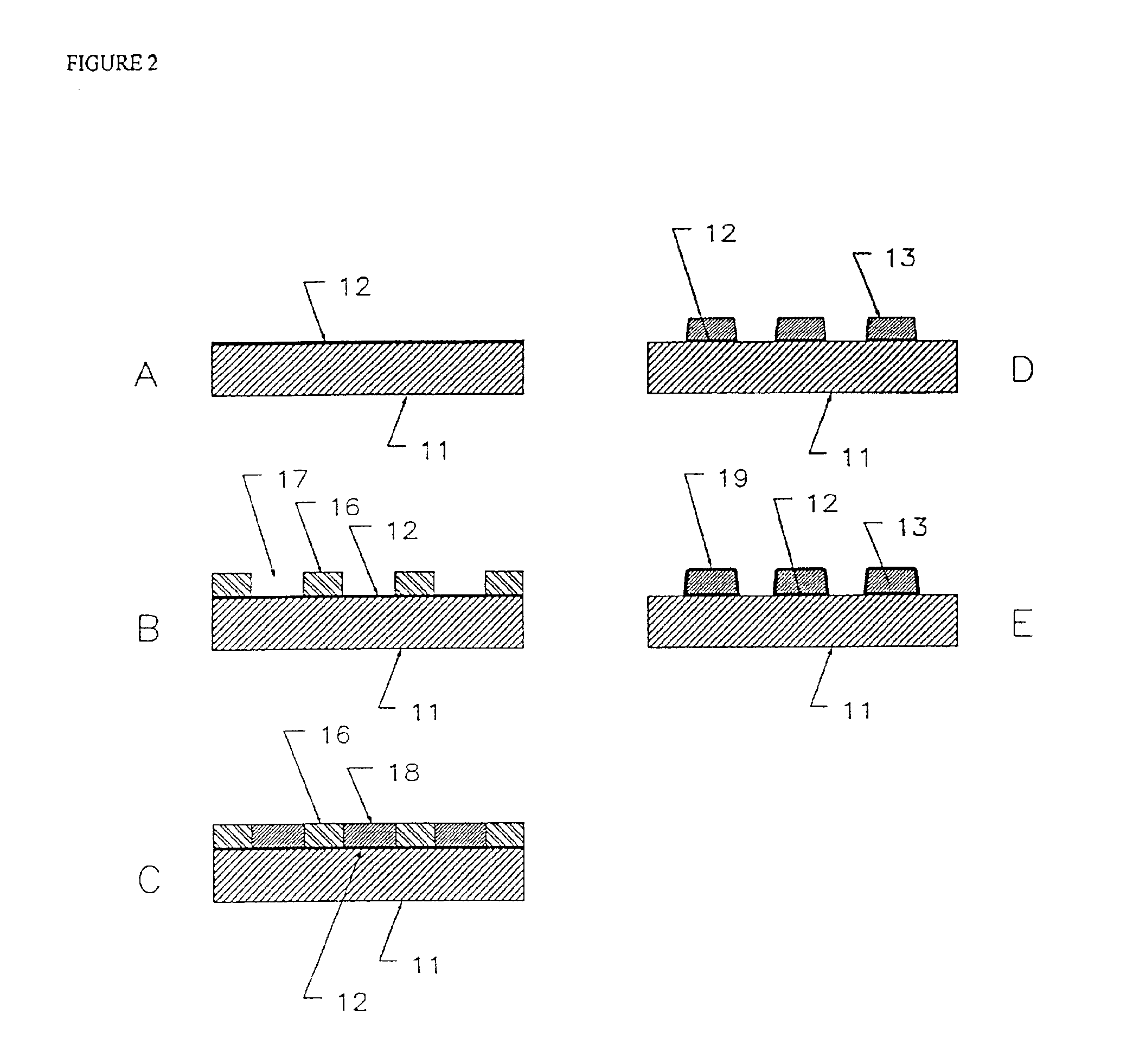 Plated probe structure