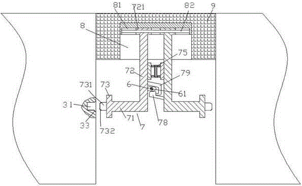 Covering device for expansion joint of municipal bridge