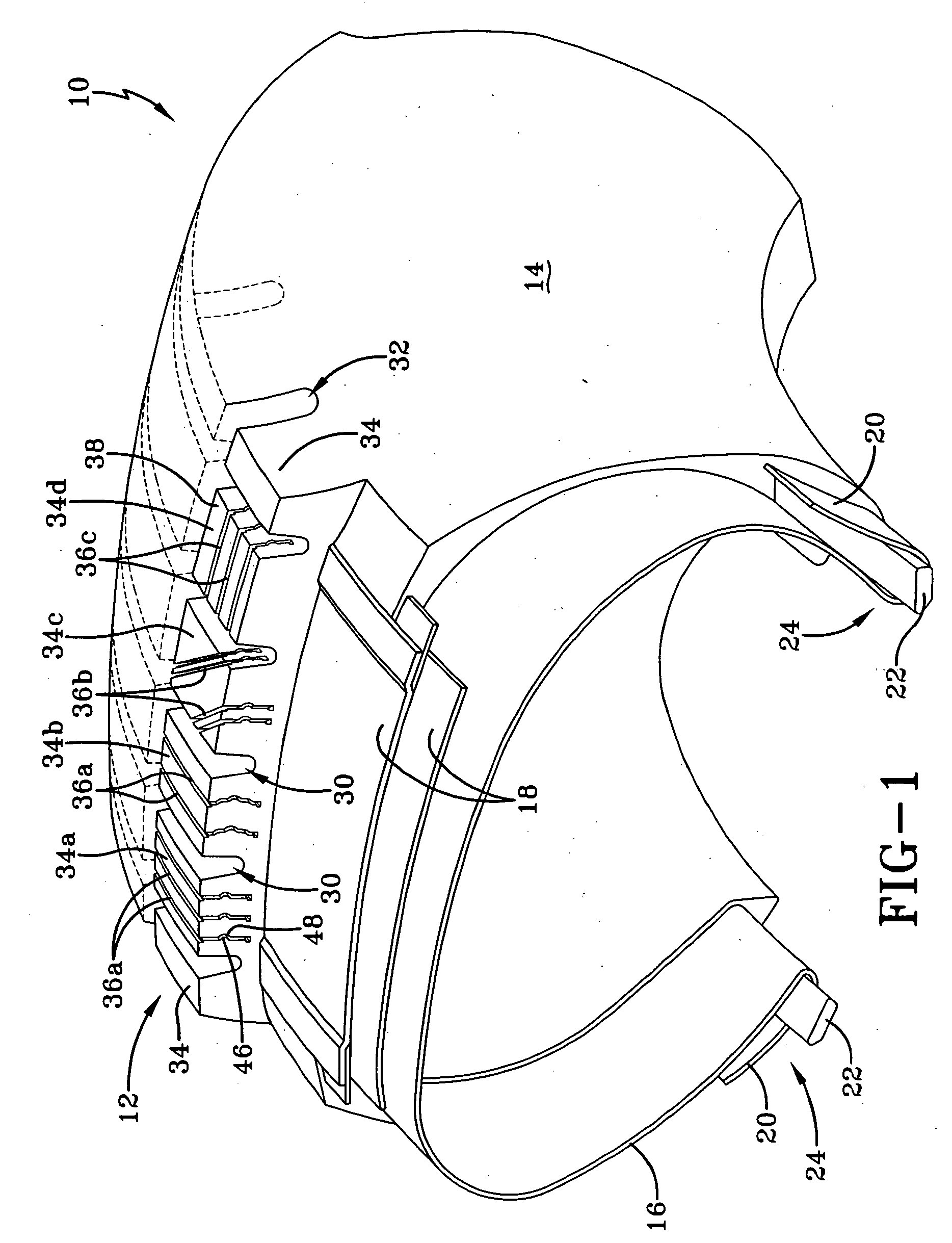 Siped tire tread with high transverse stiffness