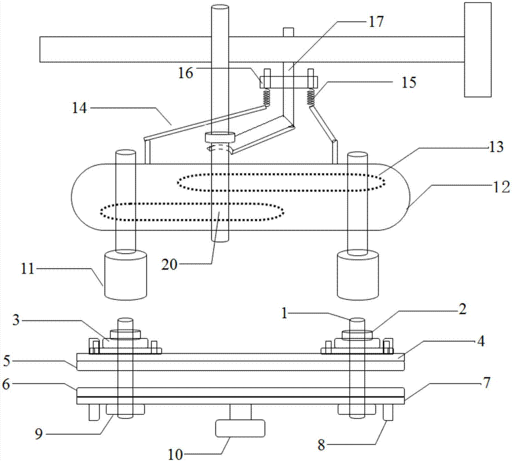 Novel hackle clamp device