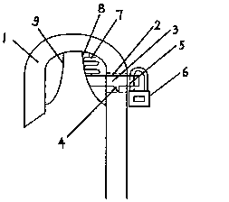 Ground lead pothook with anti-misoperation mechanism