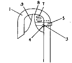 Ground lead pothook with anti-misoperation mechanism